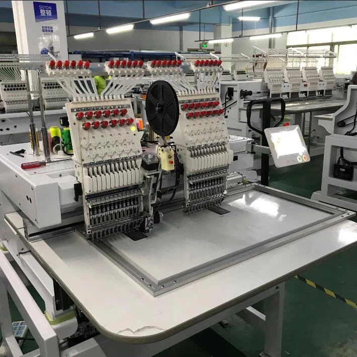 2 Head Computer Photo Embroidery Sewing Machine