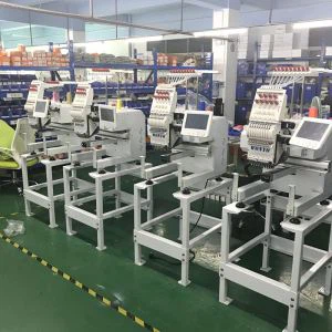 Küçük Feiya Tipi Kap Nakış Makinesi 1 Kafa 6 & 9 İğneler Bilgisayarlı Yarı Endüstriyel Nakış Makinesi