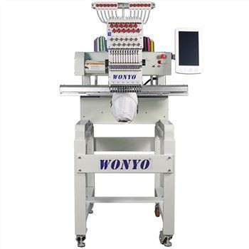 Çin'de Gömlek Kapağı Düz ​​Nakış için Borulu Tek Kafa Wanyang Ticari Nakış Makinesi